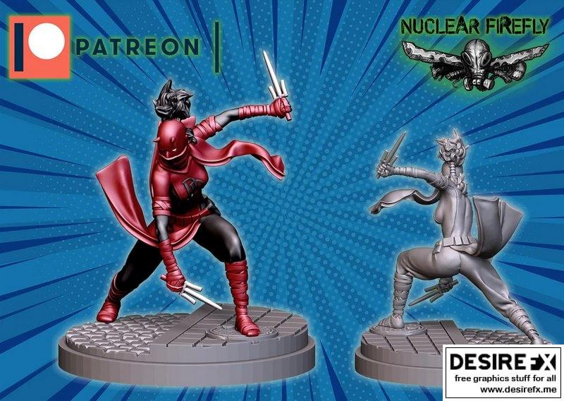 魔鬼忍者 3D打印模型|Devil Ninja – 3D Print Model STL