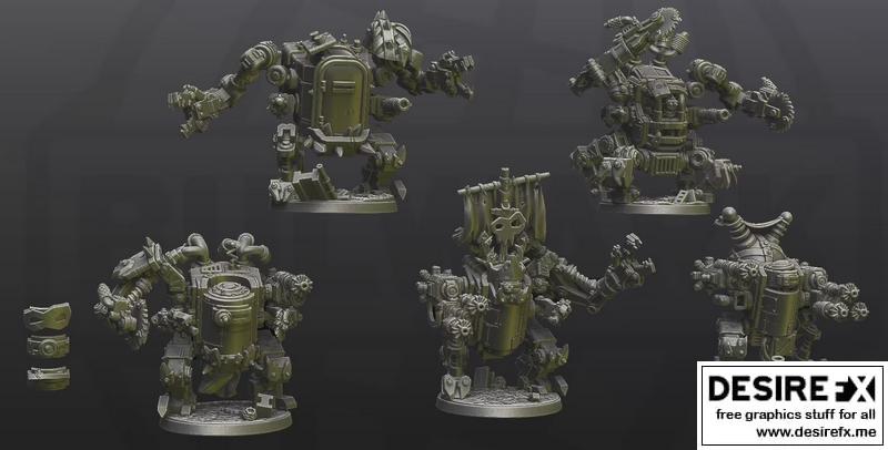 Bulwark Games出品《Walkers》3D打印模型 STL|Walkers by Bulwark Games – 3D Print Model STL