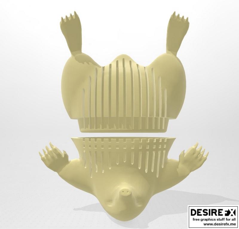 Crot - 3D打印模型 - 动漫游戏角色立体模型|Crot – 3D Print Model STL