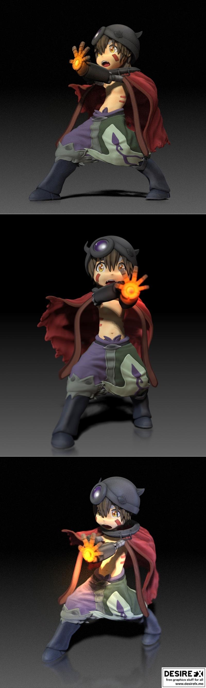 《深海迷航》3D打印模型 STL|Reg – Made in Abyss Anime – 3D Print Model STL
