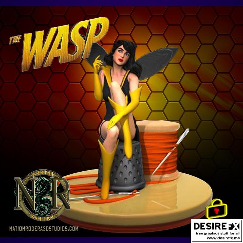 蜂鸟炸弹——3D打印模型|The Wasp Bombshell – 3D Print Model STL