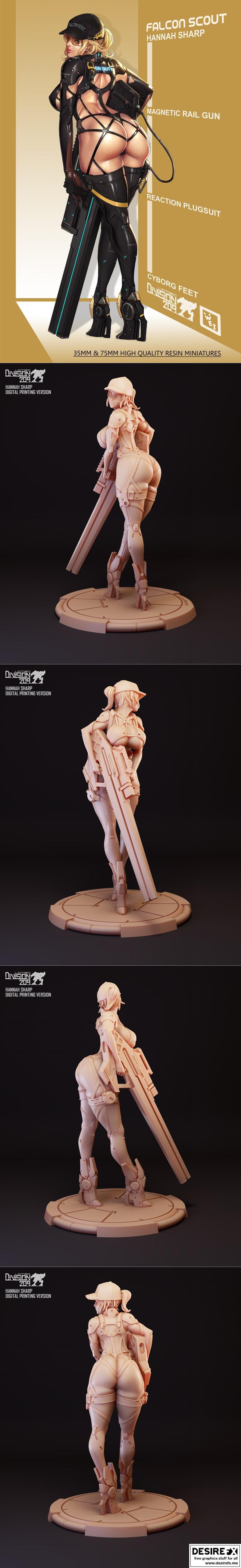 Hannah Sharp 3D打印模型 STL|Hannah Sharp – 3D Print Model STL