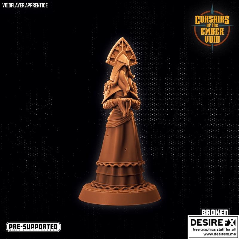Ember Void中的虚空游侠学徒3D打印模型|Corsairs of the Ember Void – Voidflayer Apprentice – 3D Print Model STL