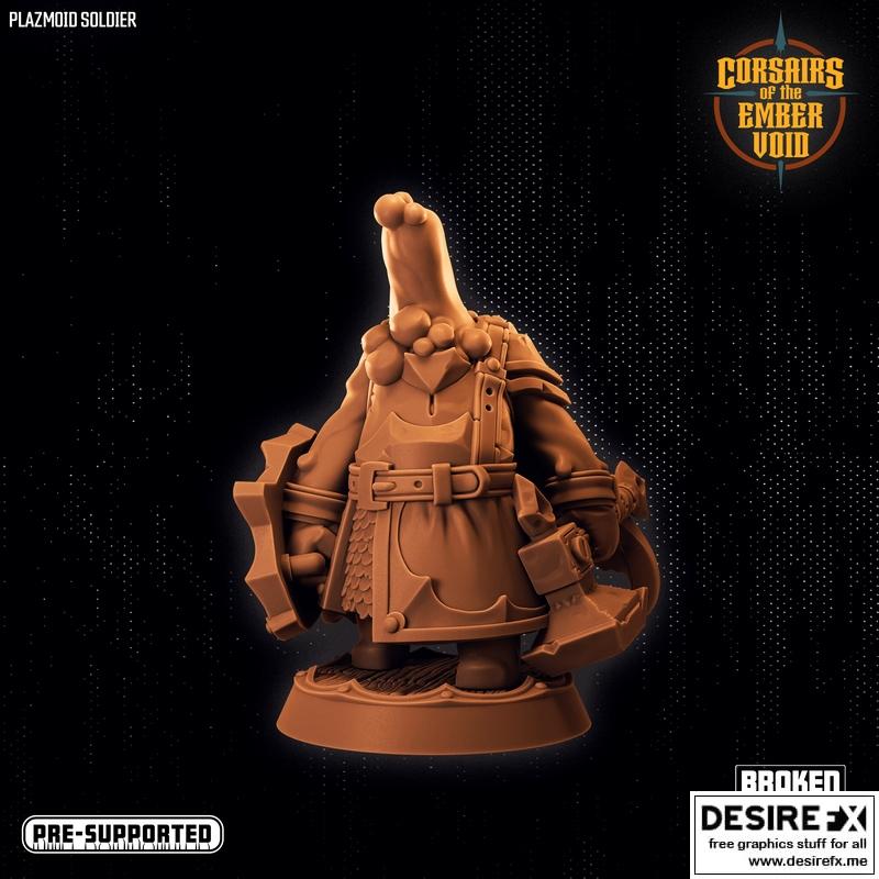 Ember虚空的海盗——Plazmoid士兵 3D打印模型|Corsairs of the Ember Void – Plazmoid Soldier – 3D Print Model STL