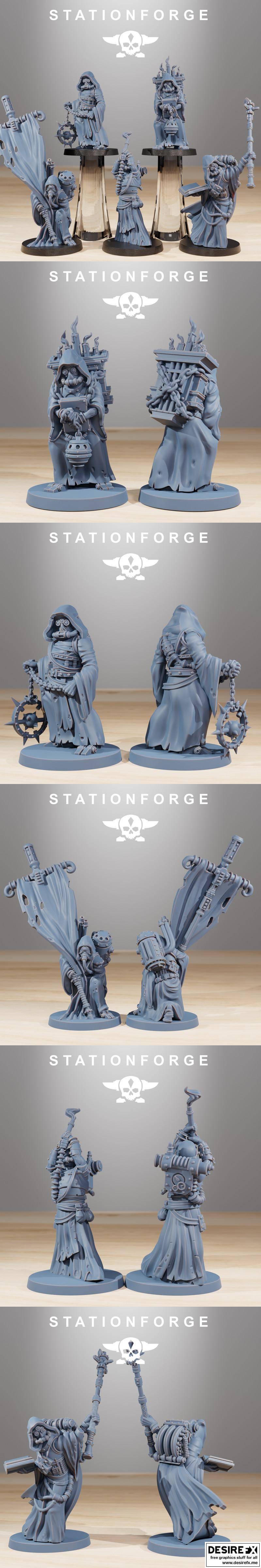 Station Forge 机甲猎人3D打印模型|Station Forge Scavenger Cultists