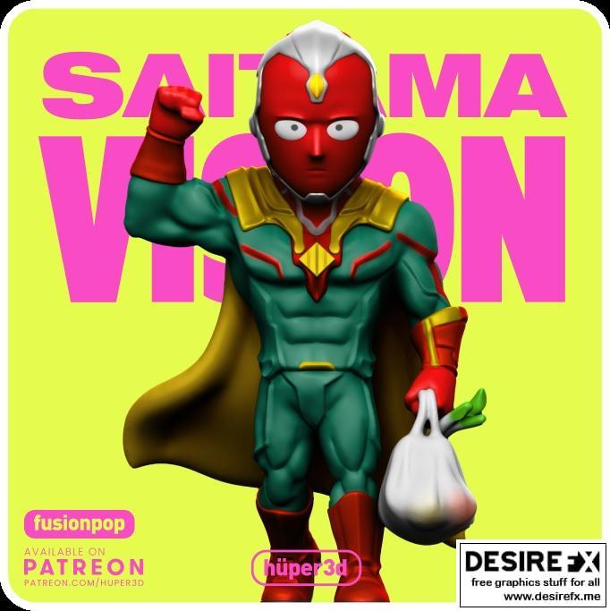 埼玉与展望——3D打印模型|Saitama and Vision – 3D Print Model STL