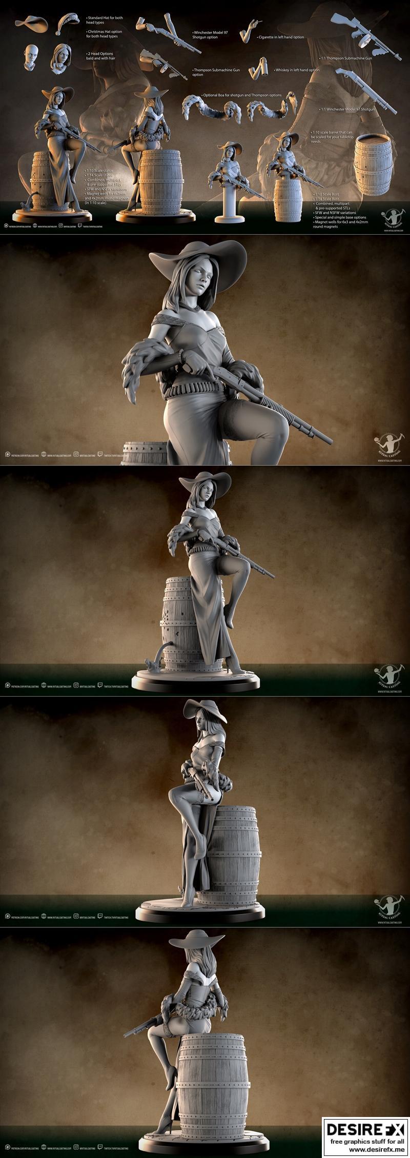 Ritual Casting - 伊娃与切里 3D打印模型|Ritual Casting – Eva and Cheri – 3D Print Model STL