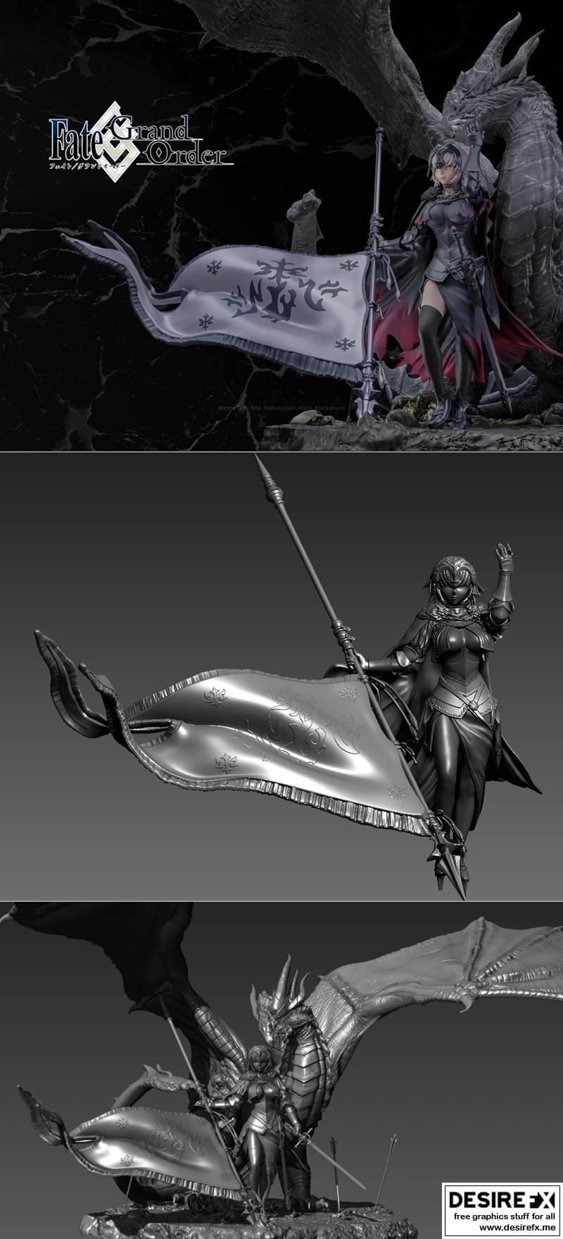 Jeanne Darc 3D打印模型|Jeanne Darc – 3D Print Model STL