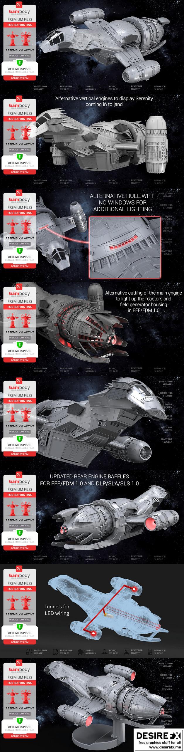 GamBody - Serenity 3D打印模型|Serenity – GamBody – 3D Print Model STL