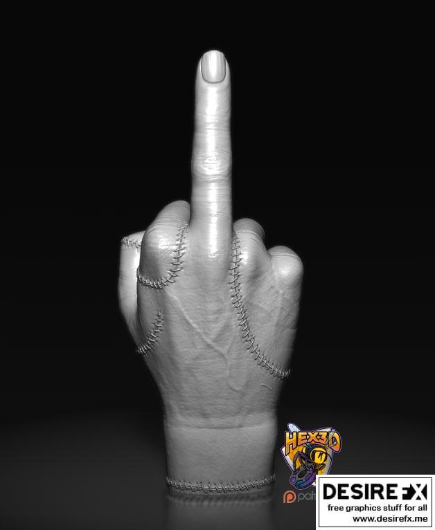 周三奇物：Thing Hex3D 3D打印模型|Wednesday – Thing (NSFW) – Hex3D – 3D Print Model STL