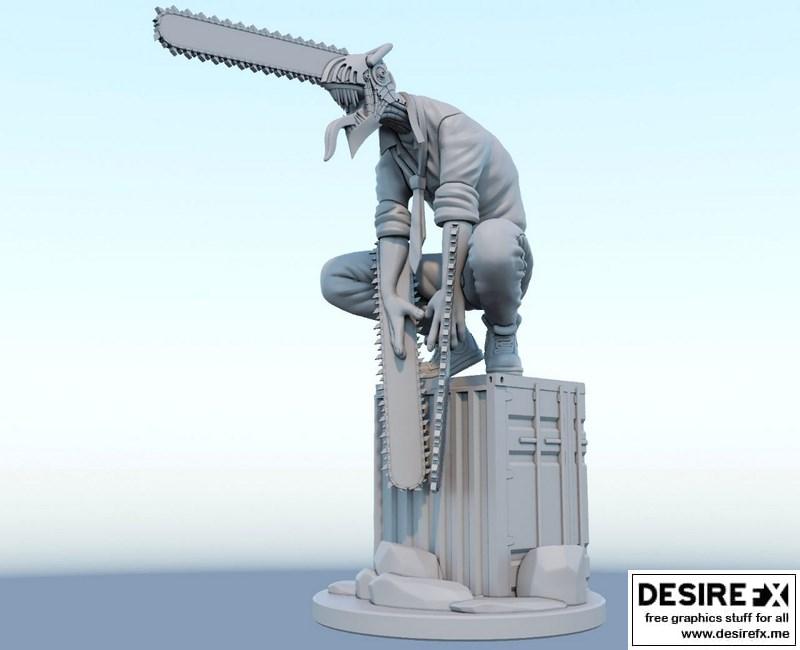 《咒术回战 - 三笠·善逸 - 3D打印模型》|Chainsaw Man – Tatsuki Fujimoto – 3D Print Model STL