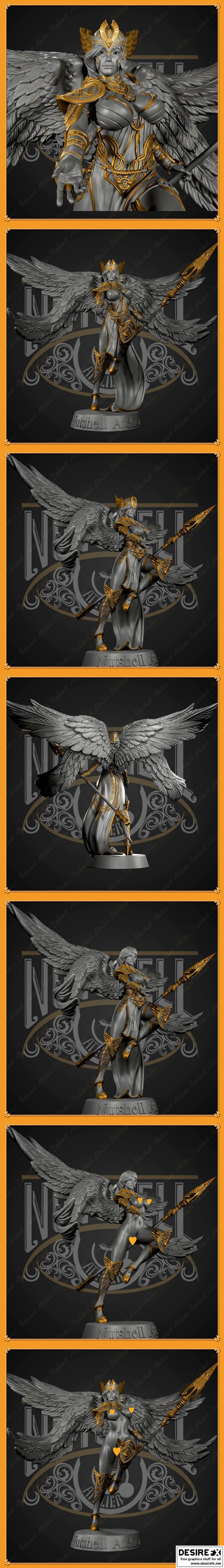 Nutshell Atelier - 萨尔瓦多 - 瓦尔基里 3D打印模型|Nutshell Atelier – Valkyrie – 3D Print Model STL