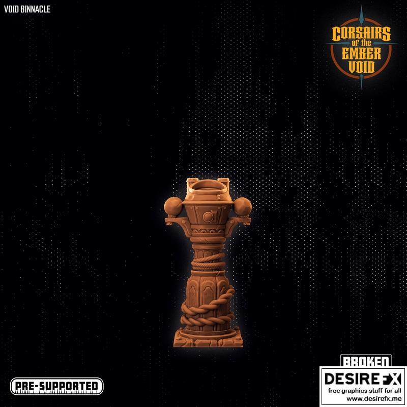 Ember虚空的劫掠者——3D打印模型|Corsairs of the Ember Void – Void Binnacle – 3D Print Model STL