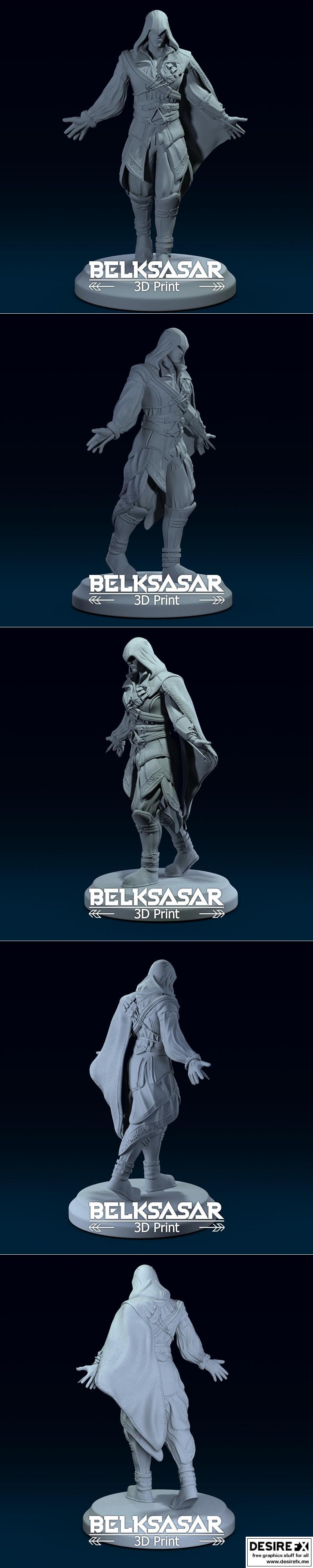 Ezio Auditore 3D打印模型|Ezio Auditore – 3D Print Model STL