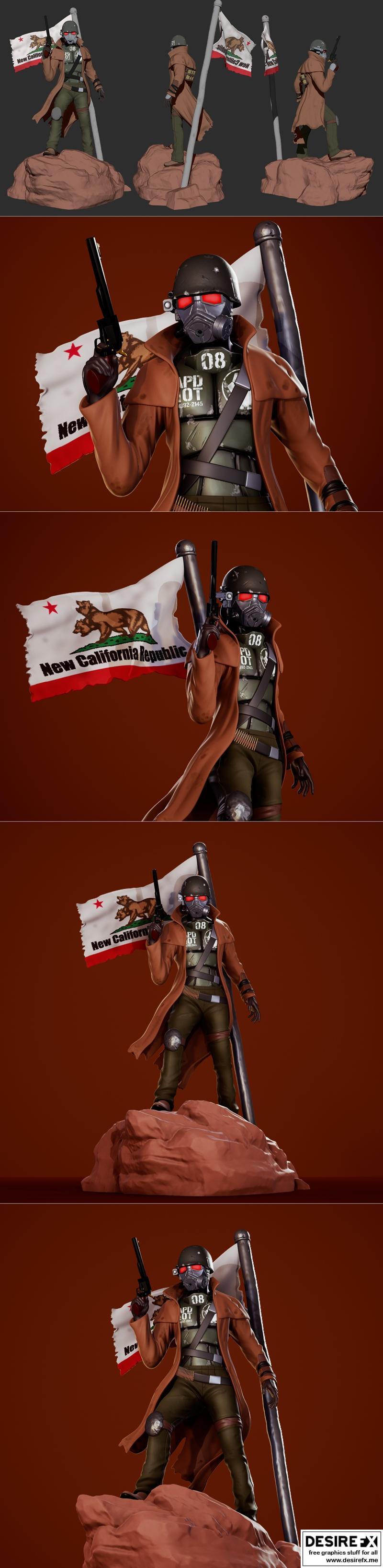 NCR Ranger 3D打印模型|NCR Ranger – 3D Print Model STL