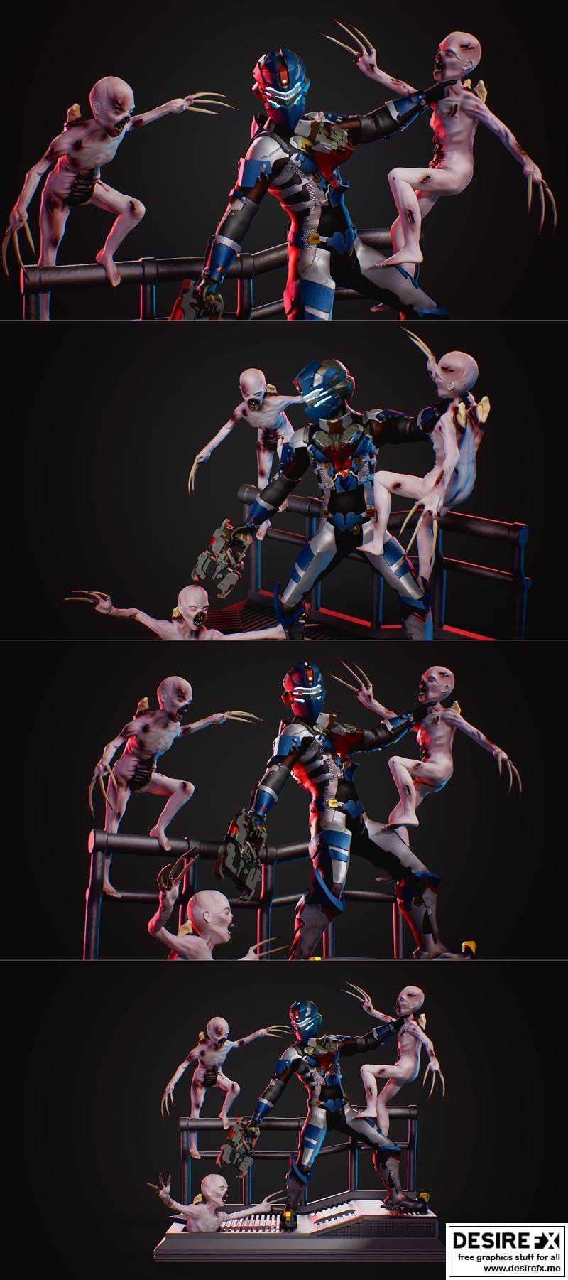 Isaac Clarke 3D打印模型|Isaac Clarke – 3D Print Model STL