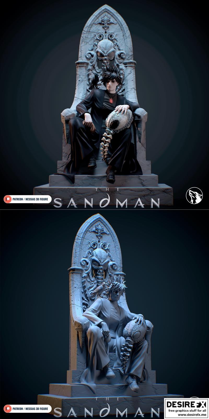 沙男 - 3D打印模型|Sandman – 3D Print Model STL