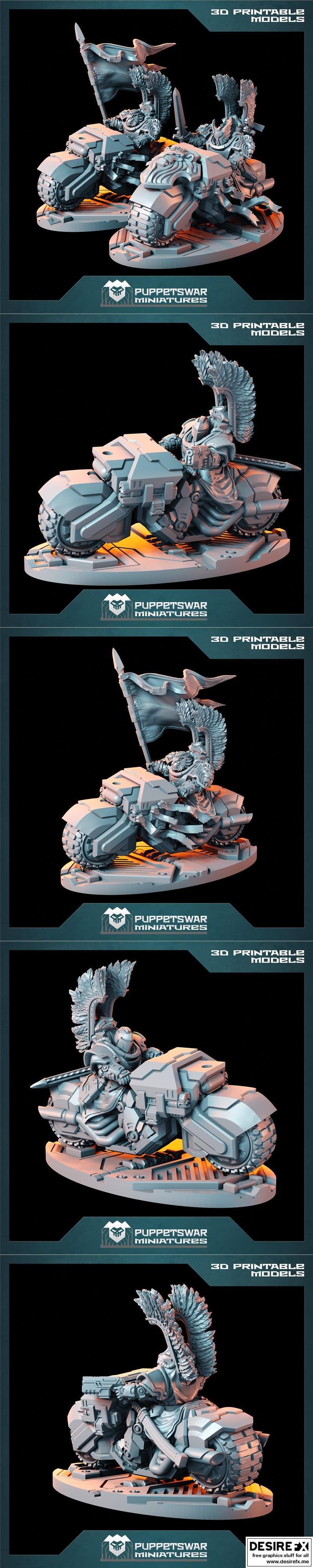 Puppetswar骑士先锋突击队3D打印模型|Puppetswar Miniatures – Knight Prime Raiders – 3D Print Model STL