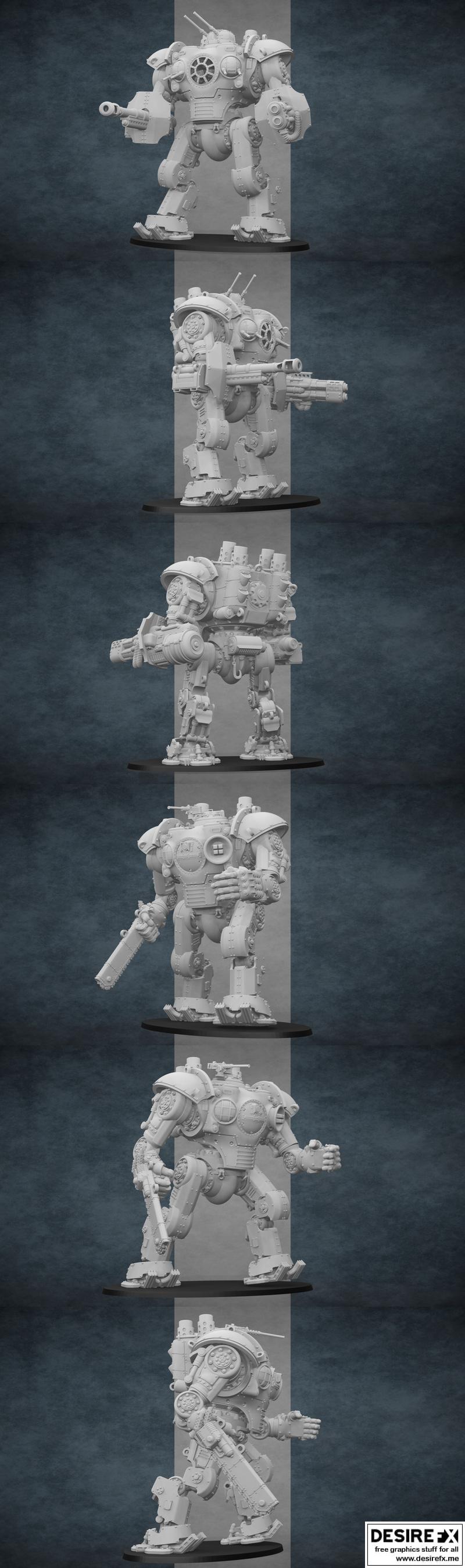 X74谢里登中型战斗步行者 3D打印模型|The X74 Sheridan Medium Battle Walker – 3D Print Model STL