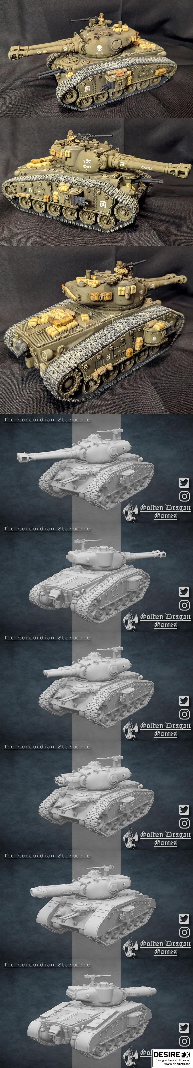 M68“ timberwolf”重型坦克 3D打印模型|M68 Timberwolf Heavy Tank – 3D Print Model STL