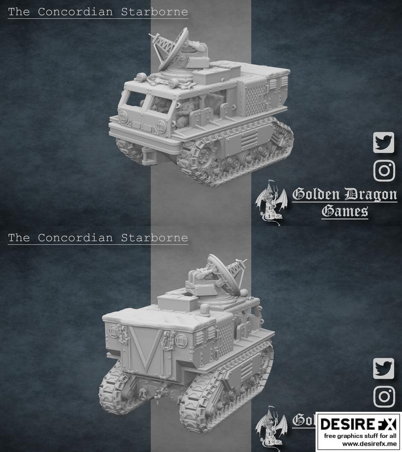 M62布罗艺术牵引车 3D打印模型|M62 Burro Artillery Tractor – 3D Print Model STL
