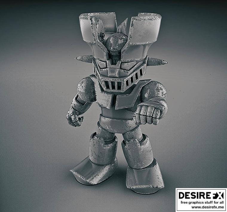 Mazinger Z 3D打印模型|Mazinger Z – 3D Print Model STL