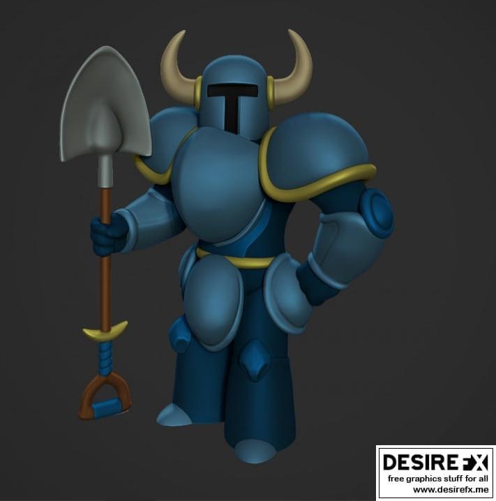 Shovel Knight 3D打印模型|Shovel Knight – 3D Print Model STL