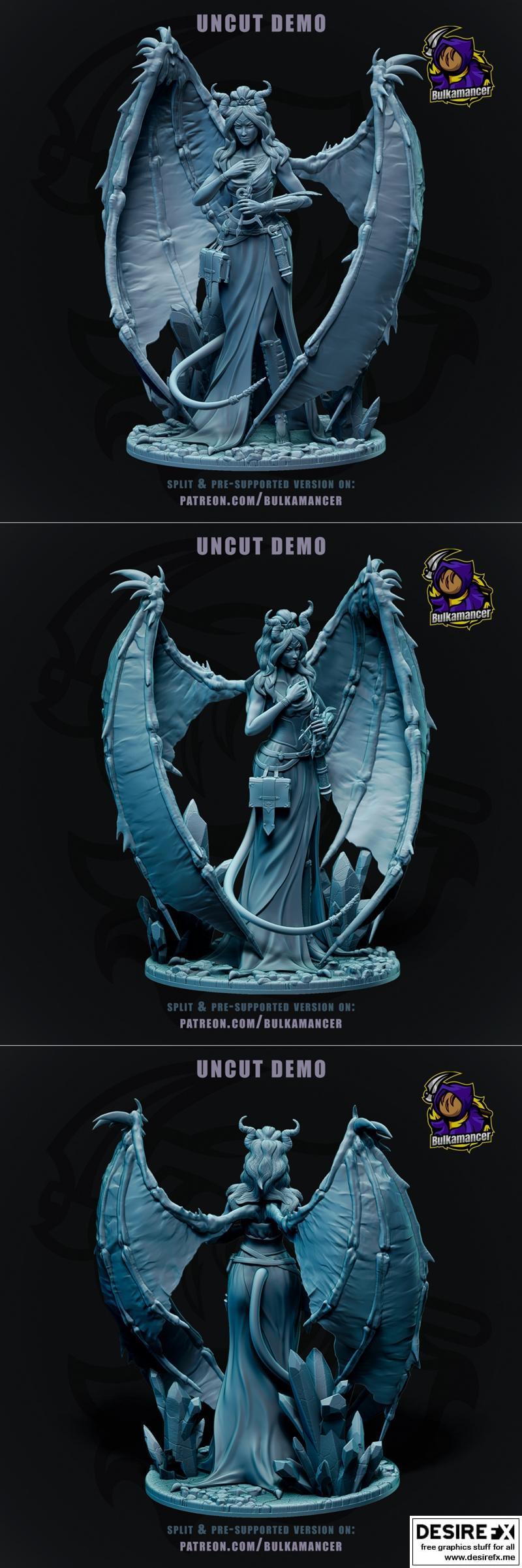 Areelu Vorlesh - 路径开拓者 - 正义之怒 3D打印模型|Areelu Vorlesh – Pathfinder – Wrath of the Righteous – 3D Print Model STL