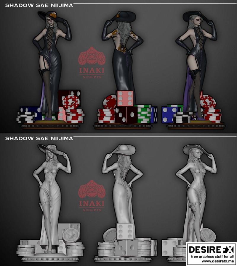 影子泽岛 — 3D打印模型|Shadow Sae Nijima – 3D Print Model STL