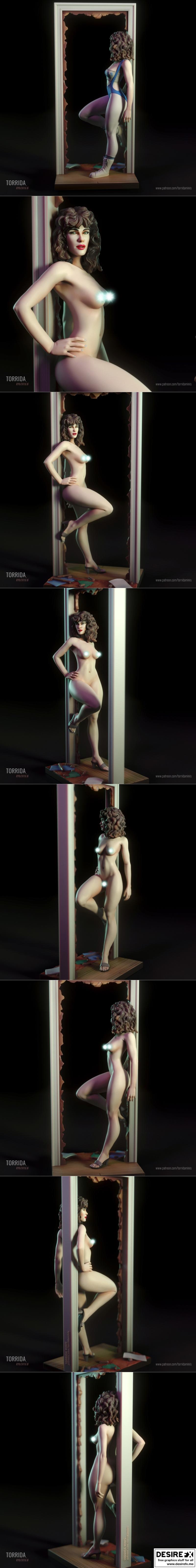 Lisa - Torrida Minis 3D打印迷你模型|Lisa -Torrida Minis – 3D Print Model STL