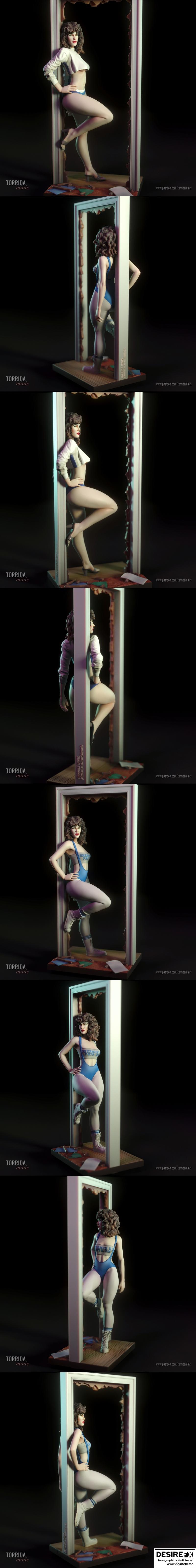 Lisa - Torrida Minis 3D打印迷你模型|Lisa -Torrida Minis – 3D Print Model STL