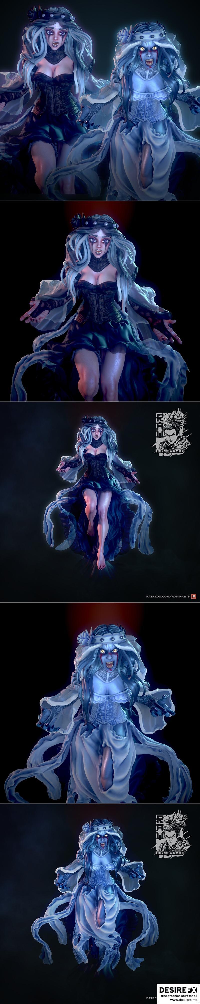 Valeria与Marina——《La llorona》3D打印模型|Valeria and Marina – La llorona – 3D Print Model STL