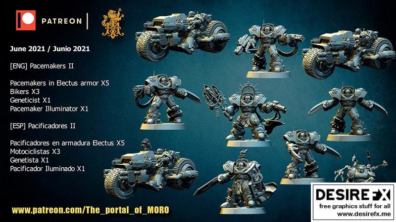 M.O.R.O. 3D打印模型：PaceMakers II角色模型|The portal of M.O.R.O. – PaceMakers II – 3D Print Model STL