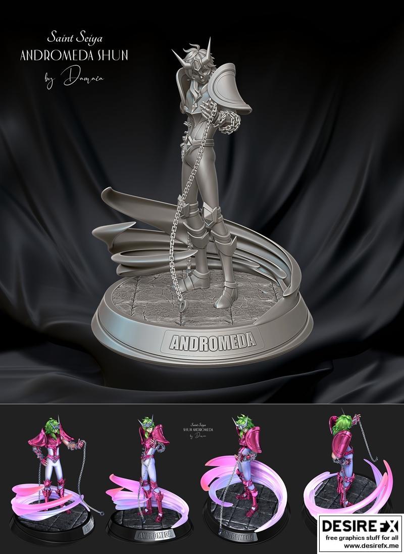 圣斗士星矢 - 安德罗墨达修·3D打印模型|Saint Seiya – Andromeda Shun – 3D Print Model STL