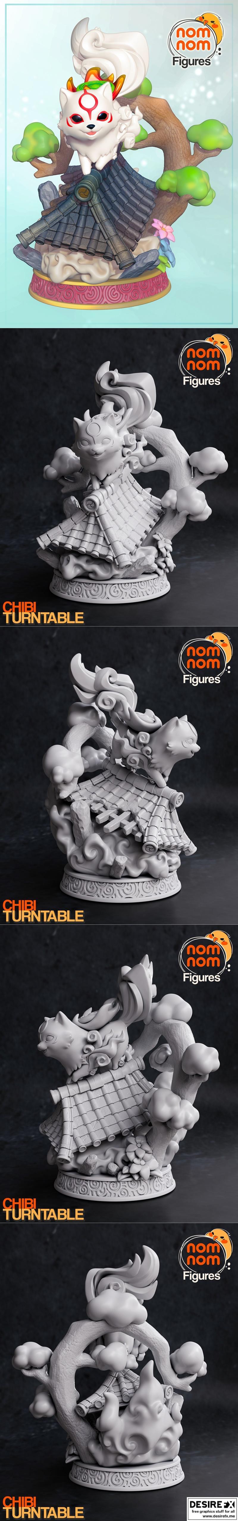 辉夜姬 3D打印模型 STL|Amaterasu – 3D Print Model STL