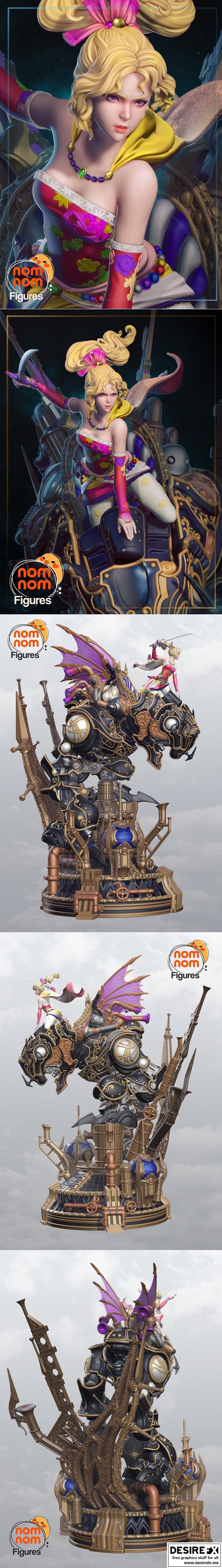 Terra Beautyshot - 3D打印动漫角色模型|Terra Beautyshot – 3D Print Model STL