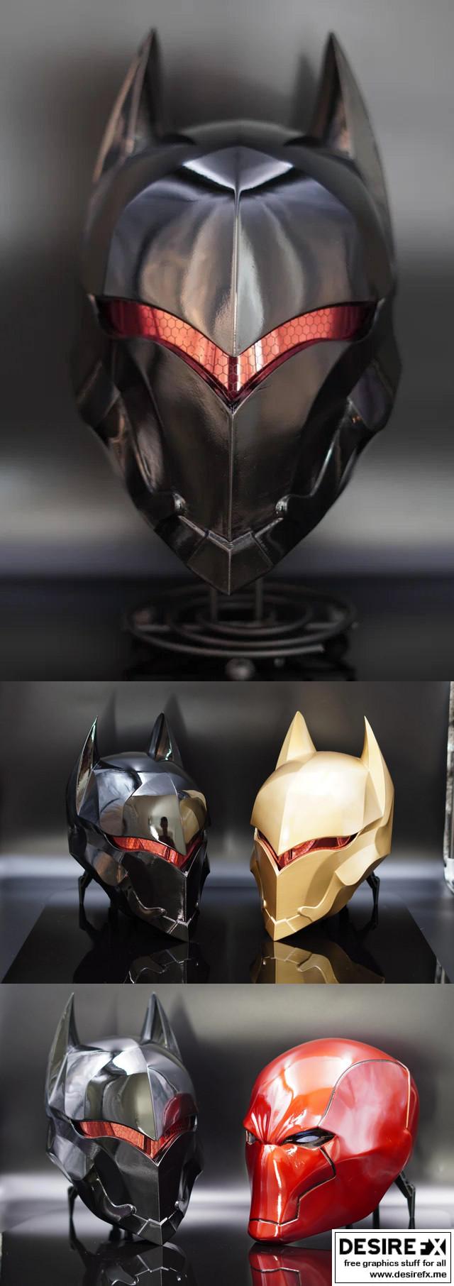 地狱蝙蝠头盔 - 3D打印模型|Hell Bat Helmet – 3D Print Model STL
