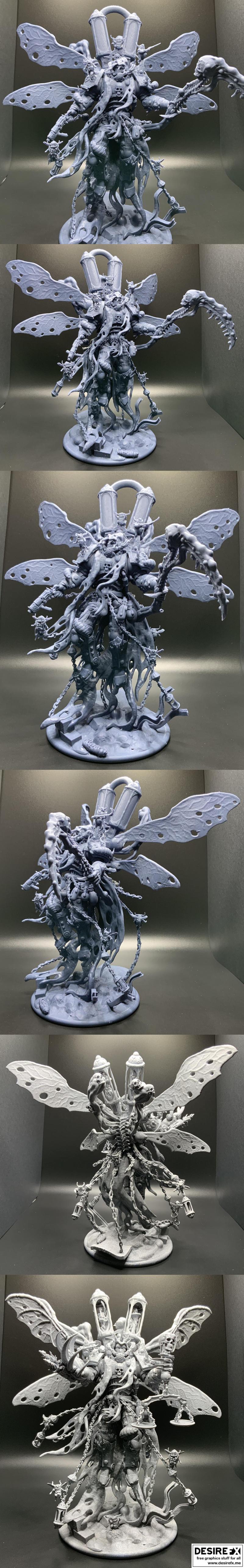 瘟疫之主——pestilence 3D打印模型|Lord of All Plagues – Pestilence – 3D Print Model STL