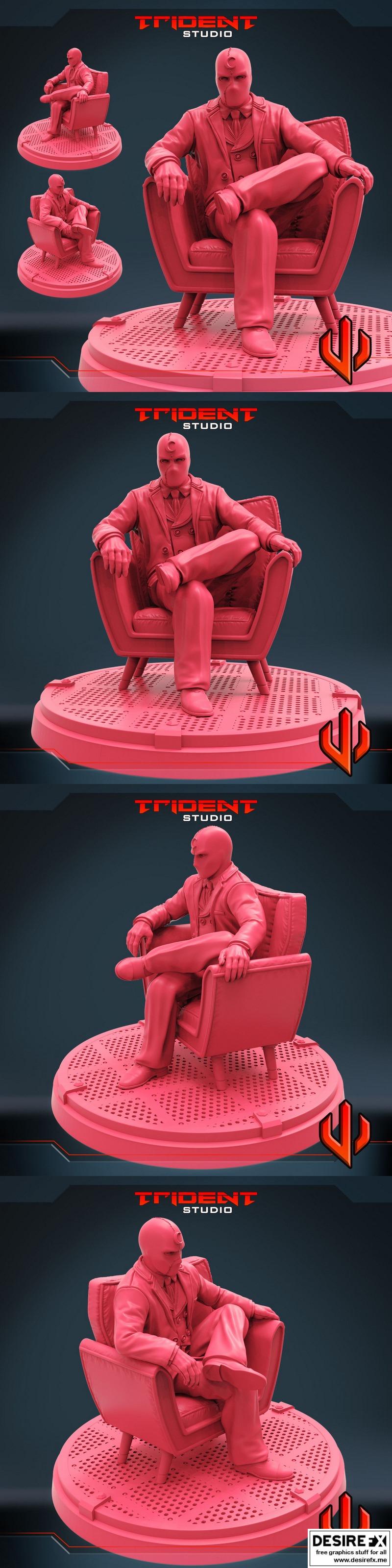Trident Studio – Mr Night B 3D打印模型|Trident Studio – Mr Night B – 3D Print Model STL