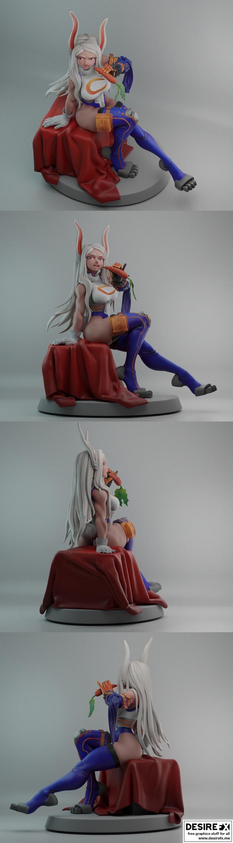 我的英雄academia - 米洛 - 3D打印模型|My Hero Academia – Rabbit Mirko – 3D Print Model STL