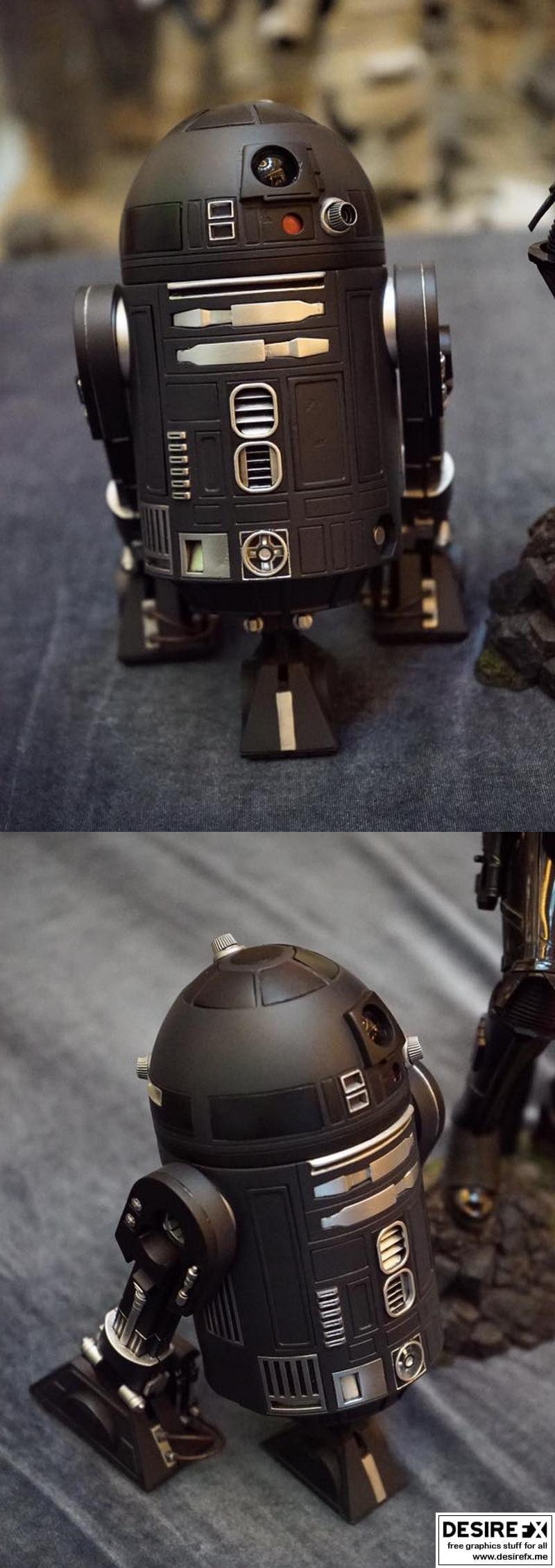 星球大战 大型R2-D2维修机器人 3D打印模型|Star Wars – Large R2-D2 Astromech Droid Replica – 3D Print Model STL
