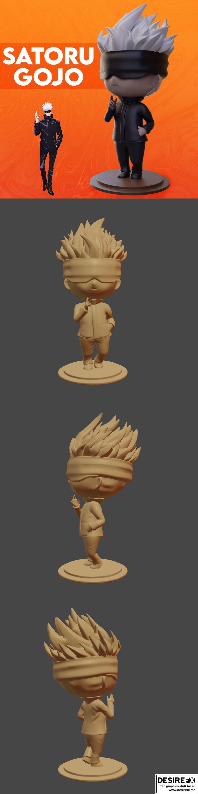 佐藤聪美3D打印模型 STL|Satoru Gojo Chibi – 3D Print Model STL