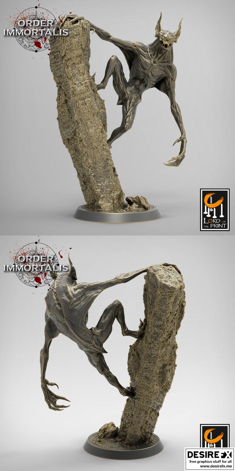 永恒之序——不完美吸血鬼支柱 3D打印模型|Order Immortalis – Imperfect Vampire Pillar – 3D Print Model STL
