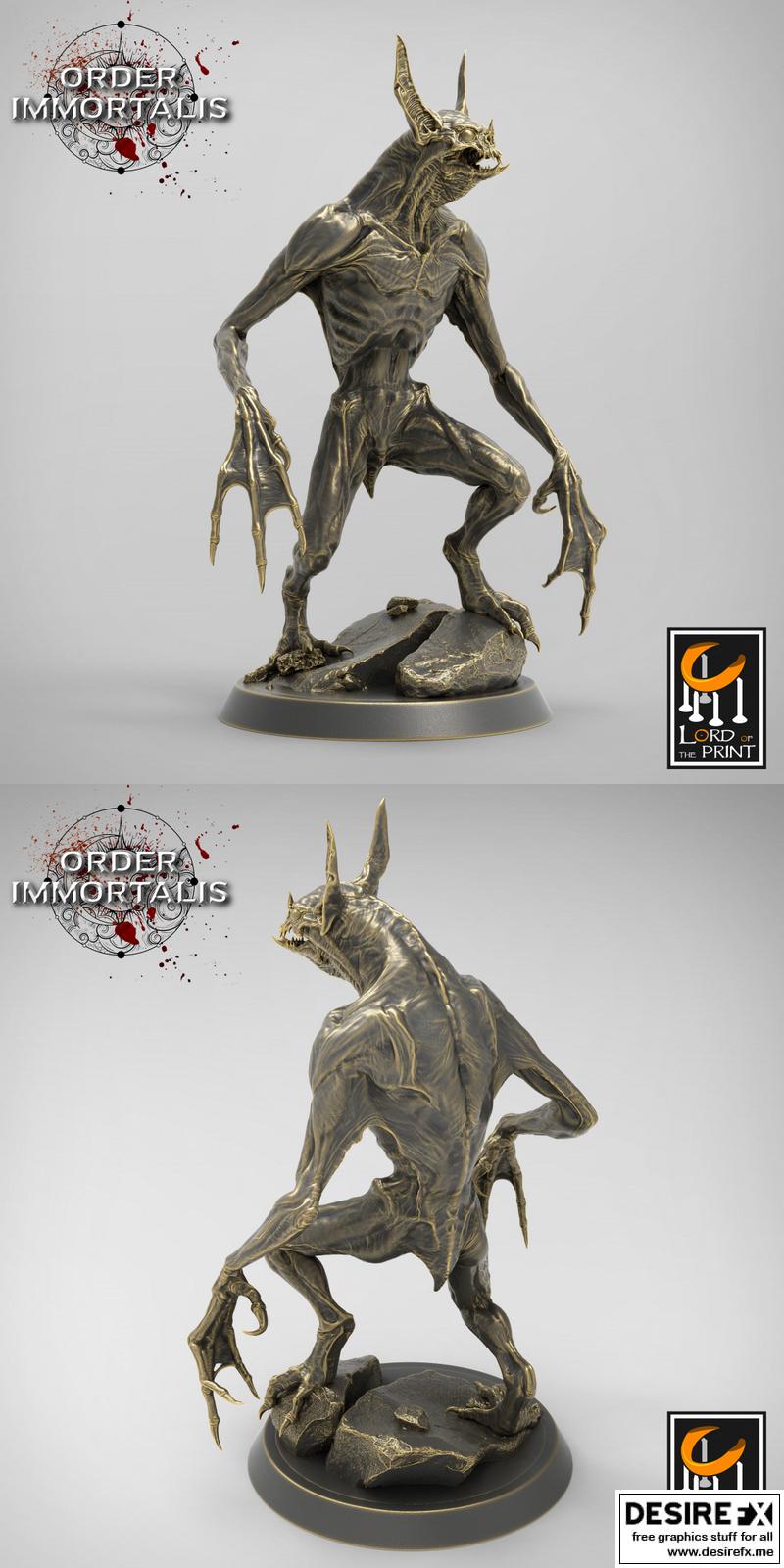 永恒之誓——不完美吸血鬼瞭望者 3D打印模型|Order Immortalis – Imperfect Vampire Lookout – 3D Print Model STL
