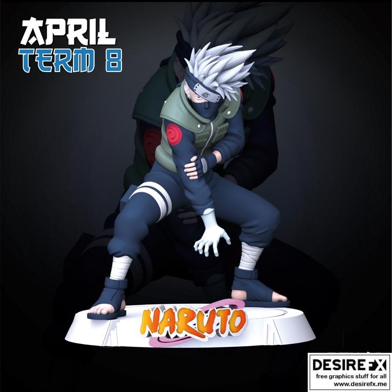 鸣人动漫 Kakashi 3D打印模型|Hatake Kakashi – Naruto – 3D Print Model STL