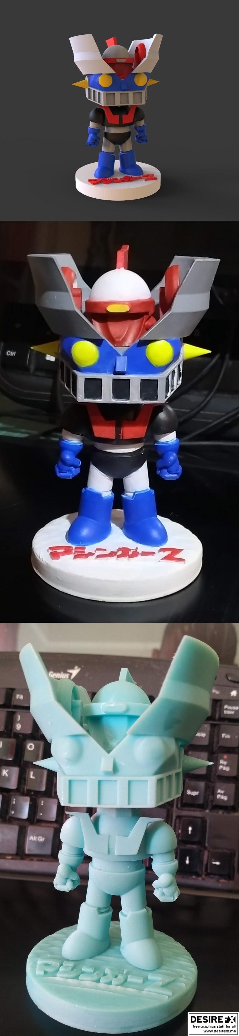 Funko 3D打印模型：Mazinger Z|Funko Mazinger Z – 3D Print Model STL