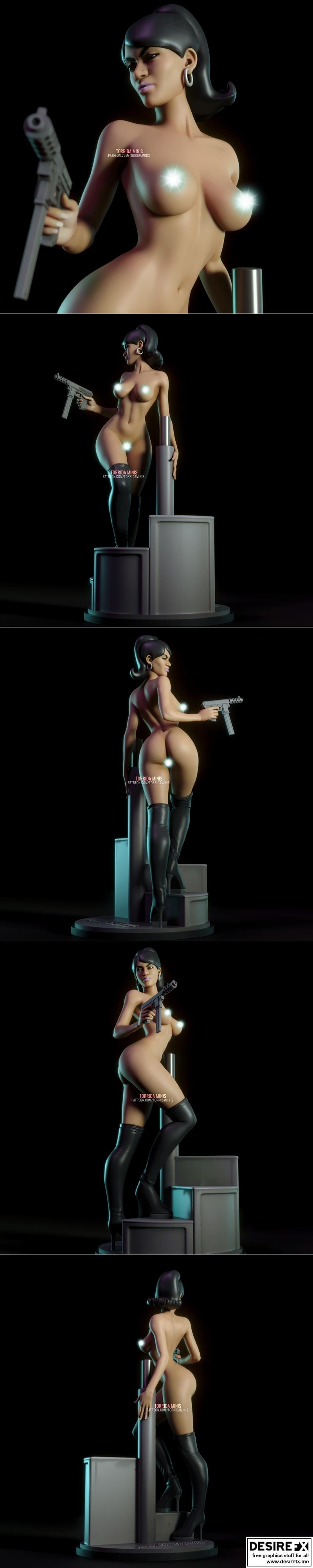 Lana Kane 3D打印迷你模型|Lana Kane – Torrida Minis – 3D Print Model STL