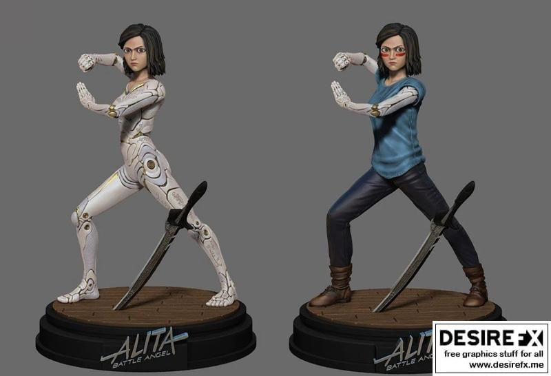 Alita 3D打印模型|Alita – 3D Print Model STL