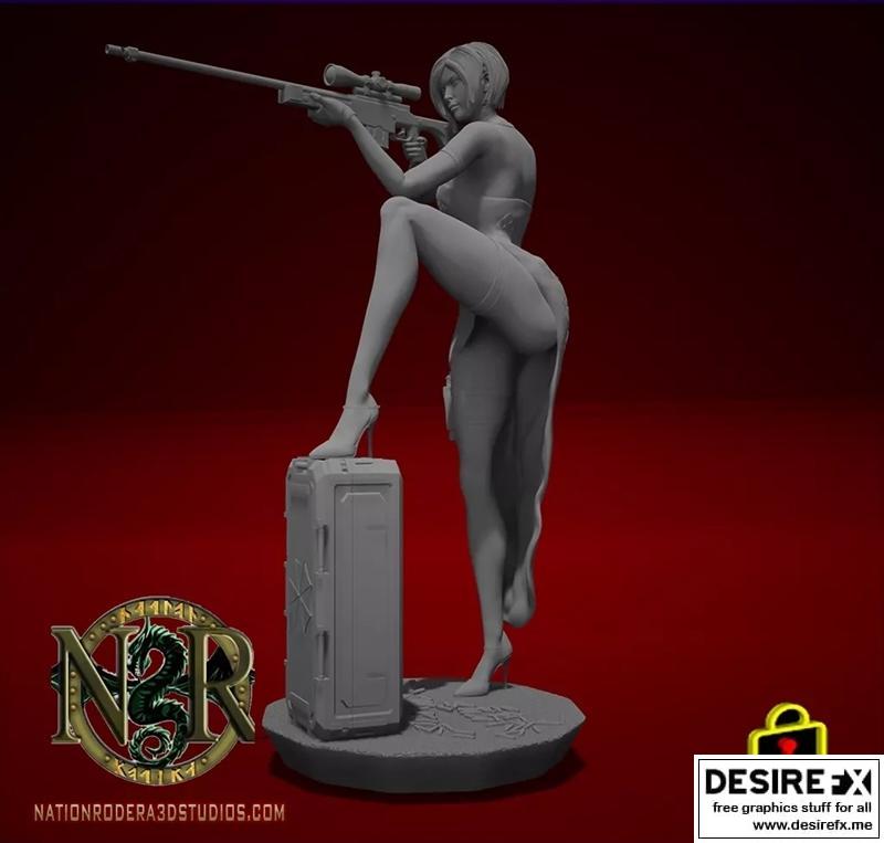 Ada Wong 3D打印模型|Ada Wong – Nation Rodera – 3D Print Model STL