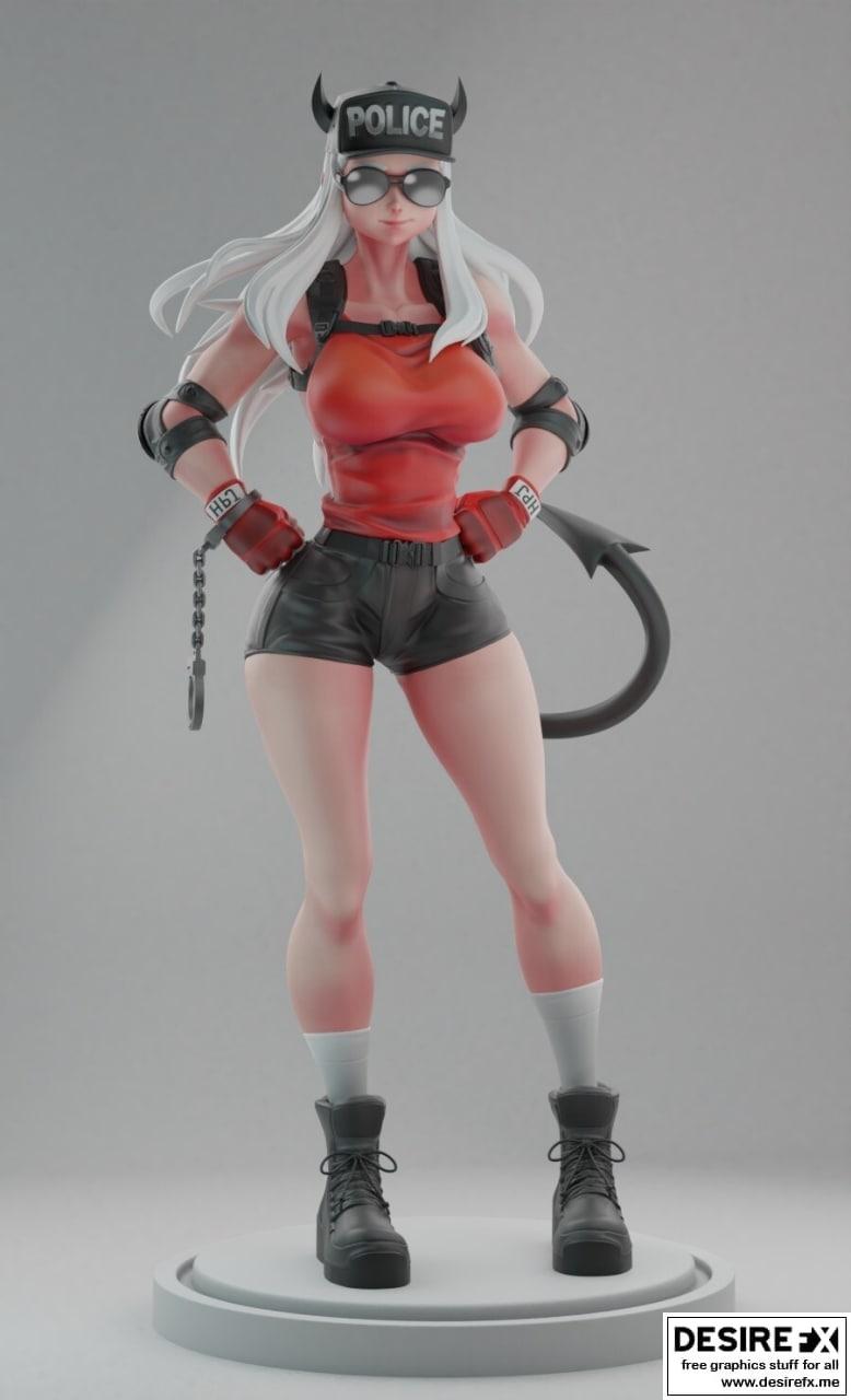 正义警察 3D打印模型|Justice Police – 3D Print Model STL